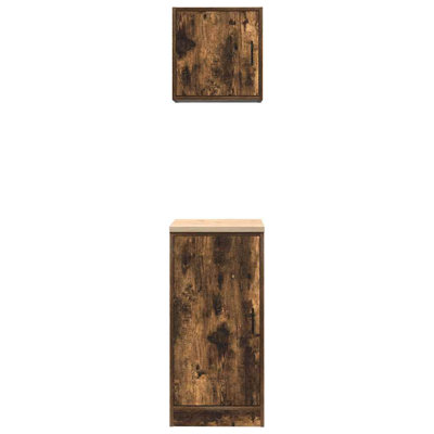 Garage Cabinets 2 Pcs Engineered Wood