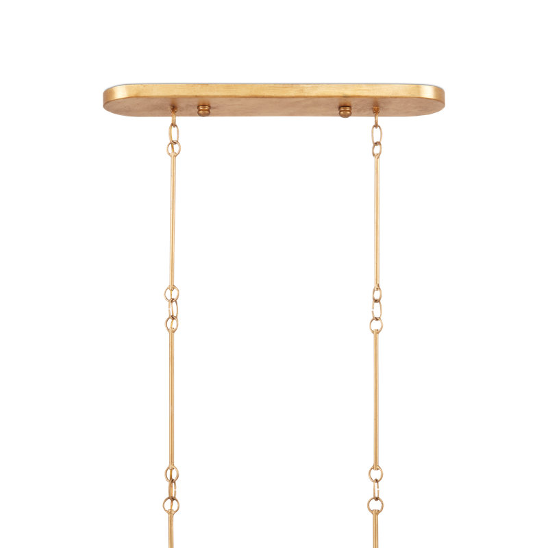 Grand Lotus 6 - Light Chandelier, Sugar White