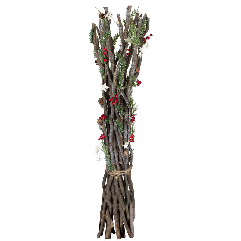 Ensemble de branches 30 "avec branches de pin et étoiles