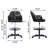Bhavjot Swivel Adjustable Height Stool-614116982