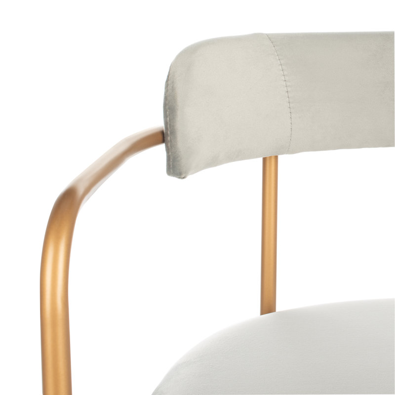 Chaise rembourrée Hrisula, Gris