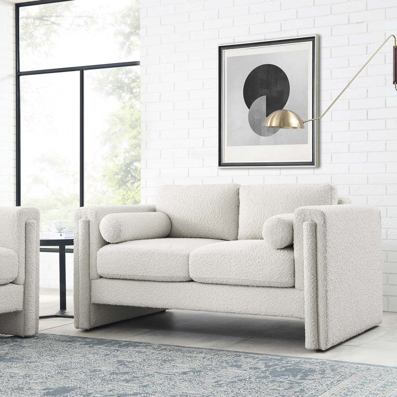 Canapés visibles Modway, 100 % polyester ivoire