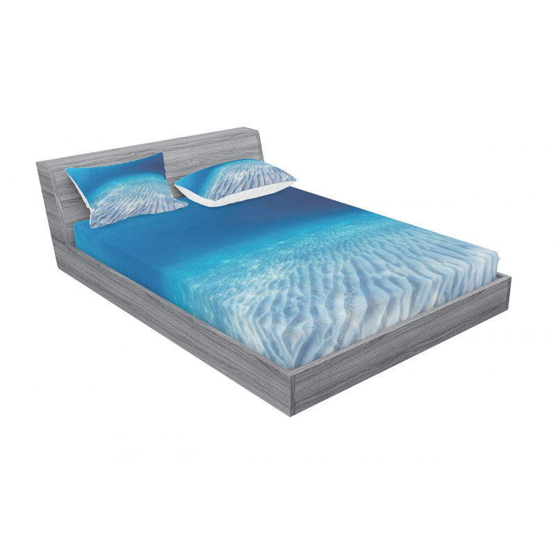 Microfiber Sheet Set, Queen Sheet Set with Fitted Sheet