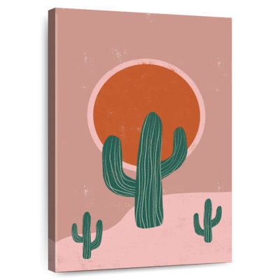 Harnek cactus et coucher de soleil