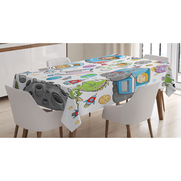 Bless international Rectangle No Pattern Polyester Tablecloth | Wayfair