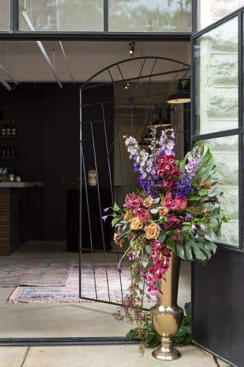 Arterburn Metal Table Vase, 39.25" H x 13" W x 13" D