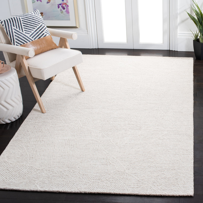 Metro Floral Area Rug In Natural / Ivory, Rectangle 183 x 274 cm