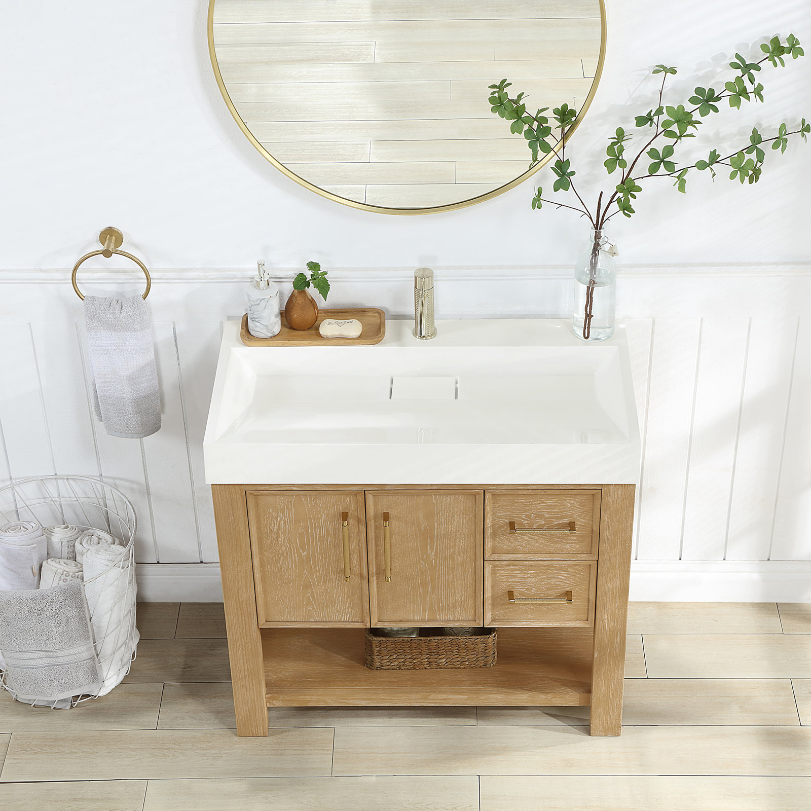Maho 35.4'' Single Bathroom Vanity