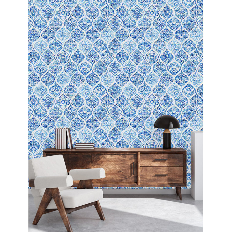 Carreau de papier peint auto-adhésif l 25 po, L 2,09 pi x L 10,42 pi