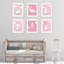 Curtisville Bunny Rabbit, ensemble de 6 impressions sur papier-559757444