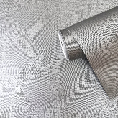 Rouleau de papier peint à finition en lustre métallique Zen Collection