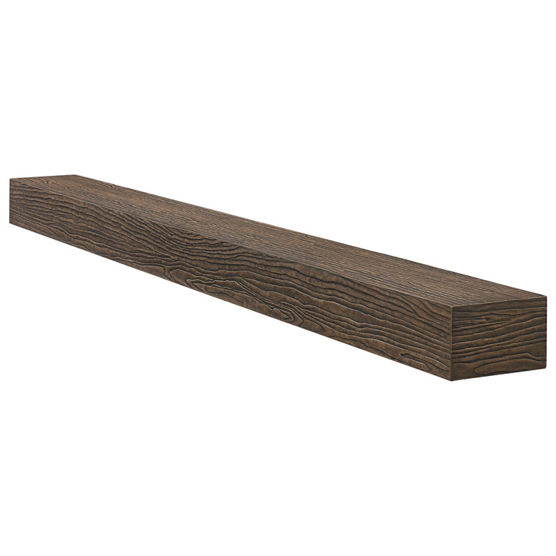 The Zachary Non-Combustible Smooth Fireplace Mantel Shelf ASTM E136, Little River, 84"