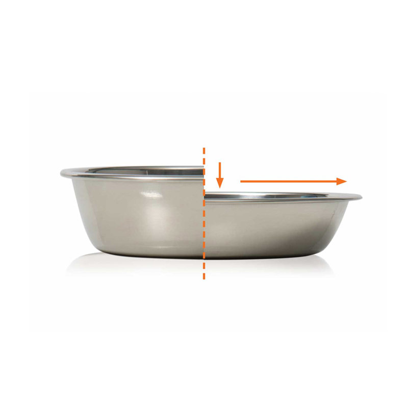 Plat double CT Pixi, blanc