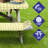 Vinyl Picnic Fited Tableclth Rectangle 3 Pcs 30 X 96 Inch Burgundy-70270254-70270251