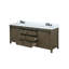 Meuble-lavabo double brun 80 po X P 22 po D, ensemble de comptoir et robinet en marbre de culture-117970925-117970927
