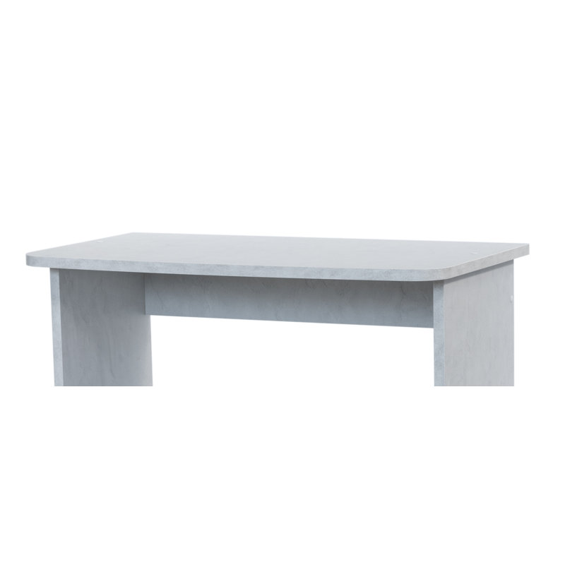 Drane 75cm Console Table, White Concrete