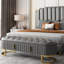 Furaha Upholstered Storage Bench-1017104721-1017104720