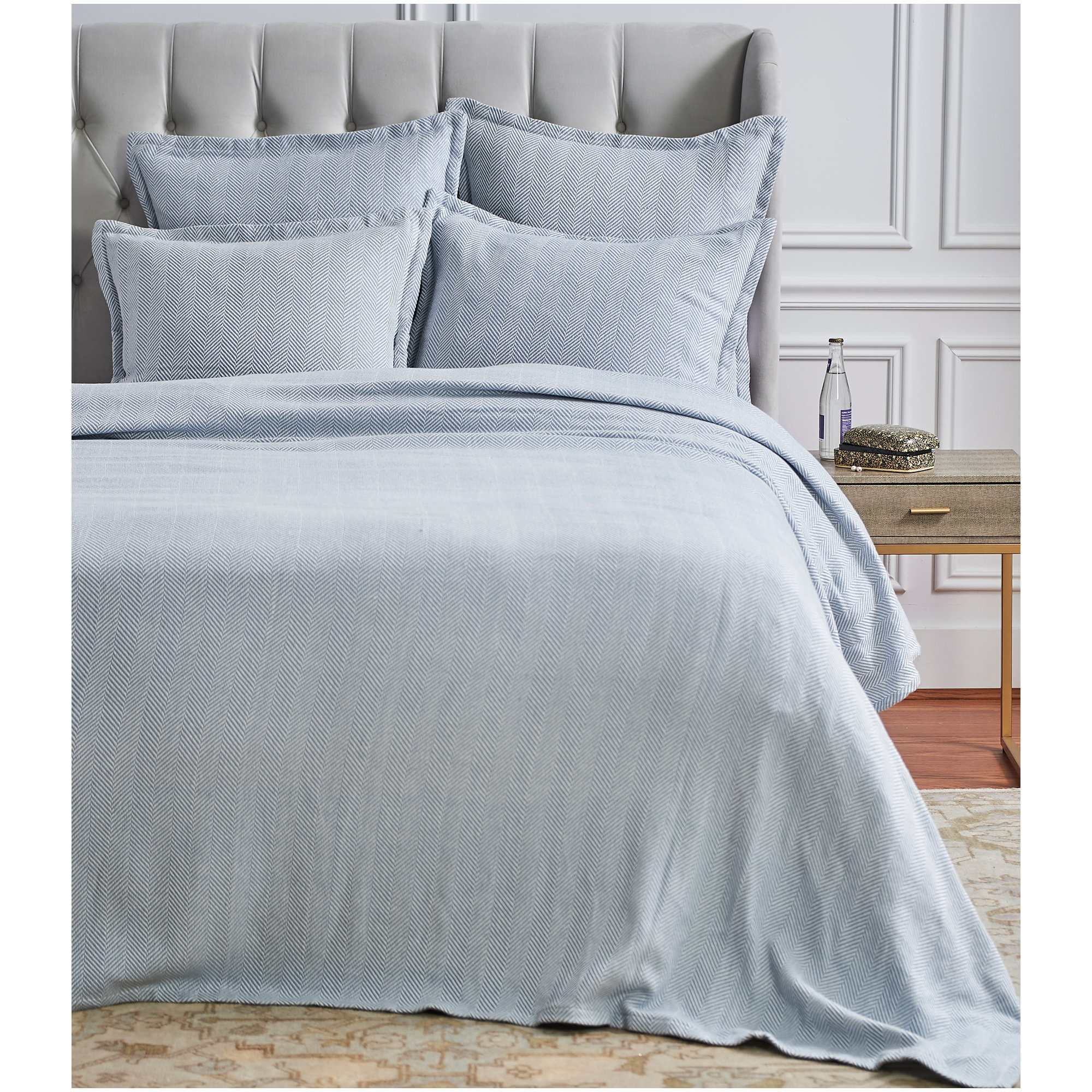 Orson 100% Cotton Sham, Fog, Standard