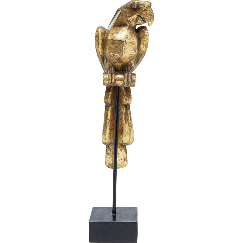 Deco Object Mirrored Parrot