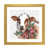 Toile avec cadre noir patiné