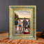 Cadre photo orné 3 pièces 5 "x 7" or antique pour cadeaux d'anniversaire