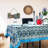 Cotton Bloom Delight Floral Tablecloth Rectangle, Kitchen Linen, Bluebell Grove