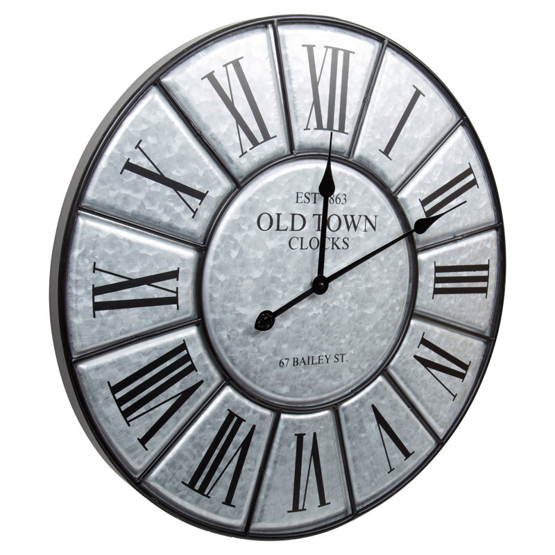 Très grande horloge murale 24,5 po