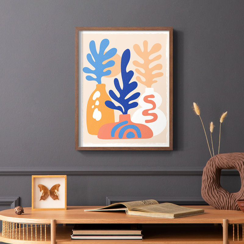Matisse CECLXI, reproduction encadrée - bois massif, Brun, H 10 po x l 8 po