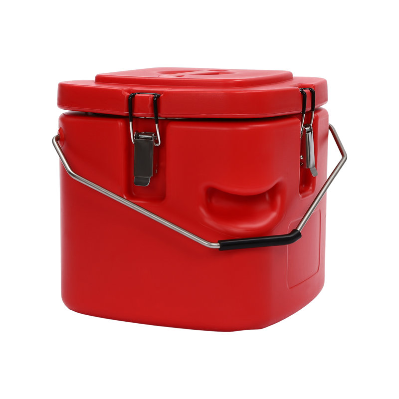Boîte de transport en acier inoxydable 2,5 gallons OUKANING