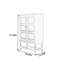 Armoire de rangement à double porte de style français