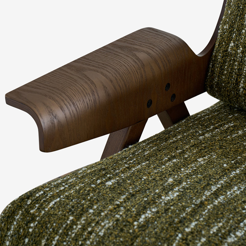 Fauteuil de loisirs simple français rétro.