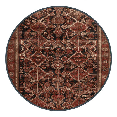 Tapis brun lavable à la machine