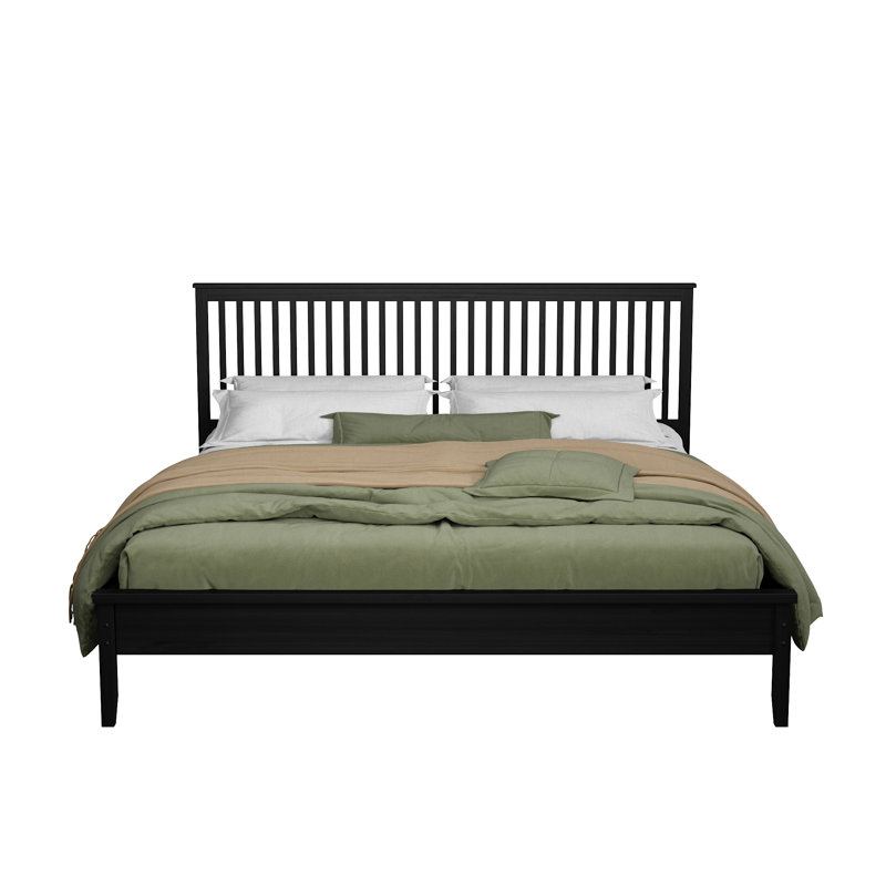Lakehurst Upholstered Slat Bed, Queen, Tobacco