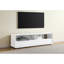 White High Gloss 2 - Drawer Tv Stand By , Supports Up To 75 Inches Tv, Sleek And Stand, Finish, Stains, For 70 79 Televisions, Modern Style, Low Profile Frame, Build