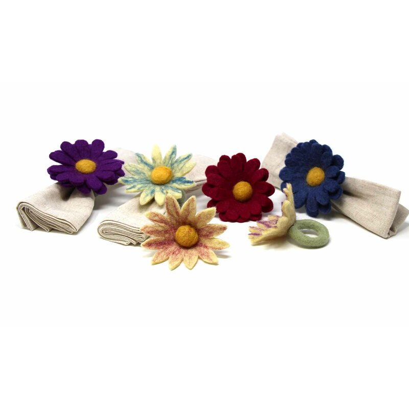 GlobalCrafts Wool Napkin Ring | Wayfair