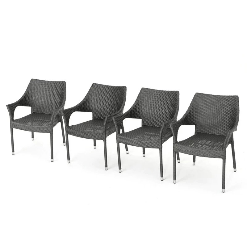 Fauteuil de salle à manger Larsen, Vert