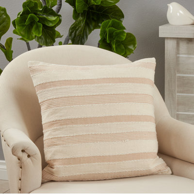 Miles Square Cotton Pillow Cover