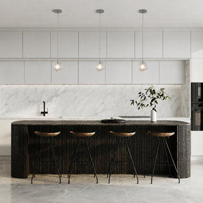 Transitional 1 Light Glass Pendant