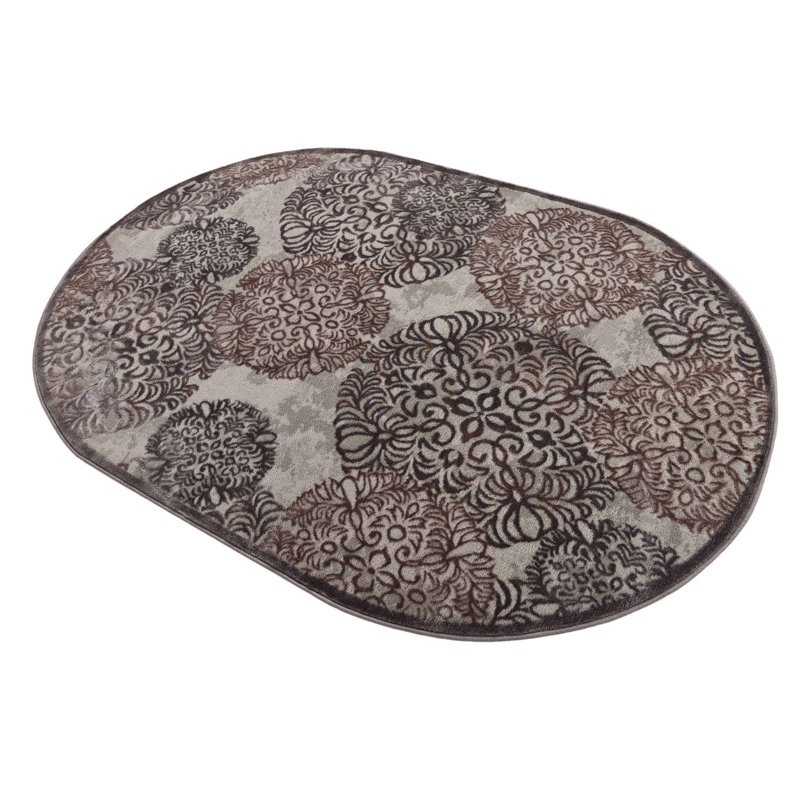 Alissa Abstract Indoor Rug, Oval 4' x 6'