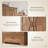 Farmhouse Pantry Cabinet, Kitchen Cabinet, Brown,wood