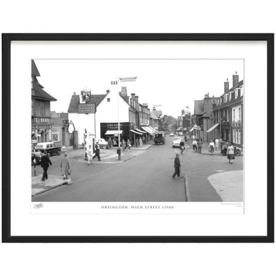 Orpington, High Street C1960 by Francis Frith - Single Picture Frame Print