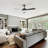 52-Inch Black Ceiling Fan With 3 ABS Blades-577111154-577111155