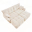 Ensemble de canapé confortable à 2 places avec repose-pieds et coussins moelleux pour les espaces de vie-1017937492