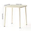 Table carrée pour l'extérieur Retro White-1422299959