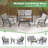 Arthi 4 - Person Patio Conversation Set with Cushions