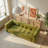 Bedford Modern Sofa with Biscuit Tufting and Square Arms-795664654