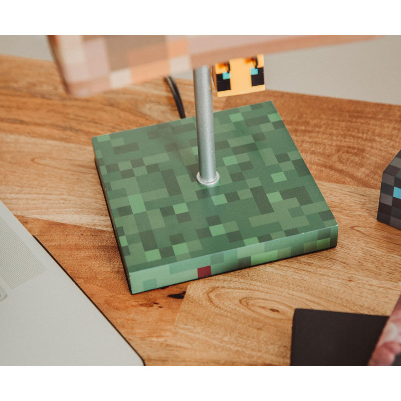Minecraft Yellow Bee Nest Block Desk Lamp with 3D Bee Puller Croner