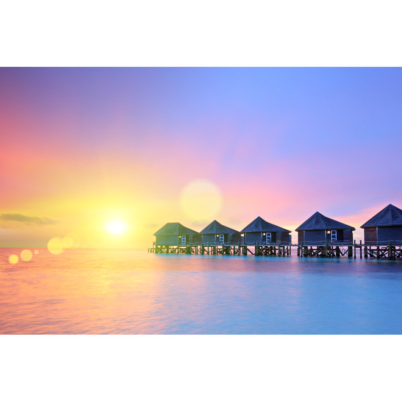 Colorful Sunset - Wrapped Canvas Print, 30cm H x 46cm W x 3.8cm D