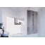 Ursa 34 in. x 58.25 in. Frameless Gray Tinted Single Fixed Bath Panel-631020103