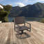 Chaise de patio pivotante